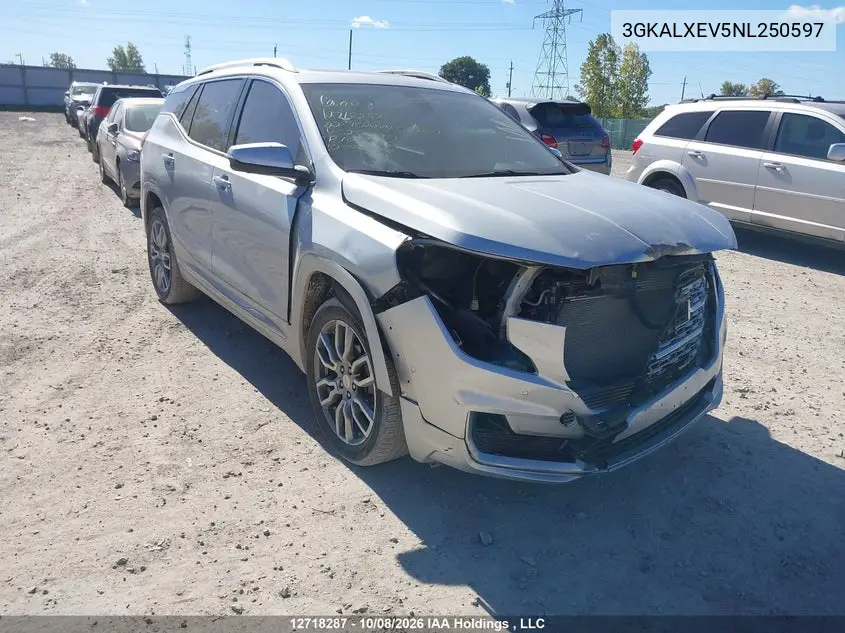 GMC TERRAIN 2022, VIN 3GKALXEV5NL250597