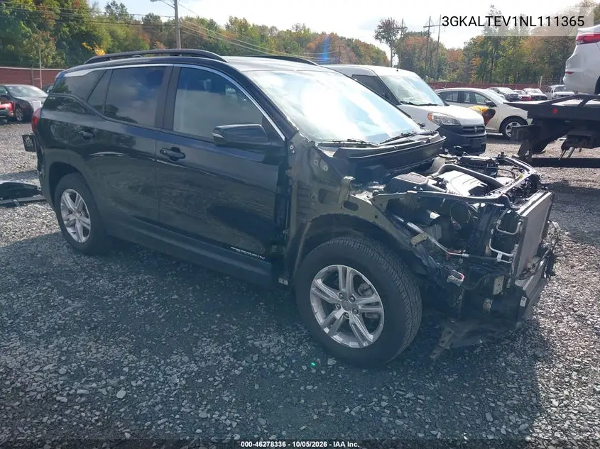 GMC TERRAIN 2022, VIN 3GKALTEV1NL111365
