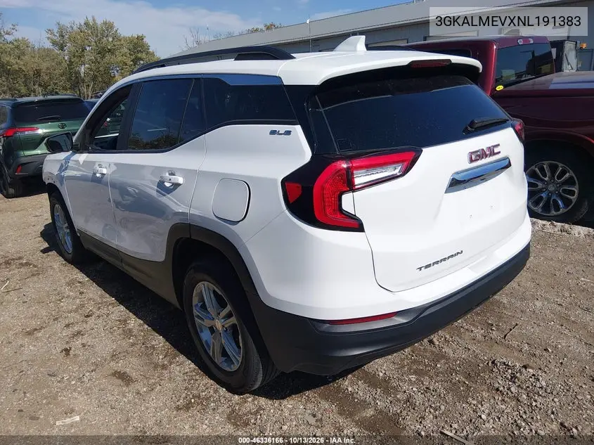 2022 GMC TERRAIN VIN 3GKALMEVXNL191383 — фото 3
