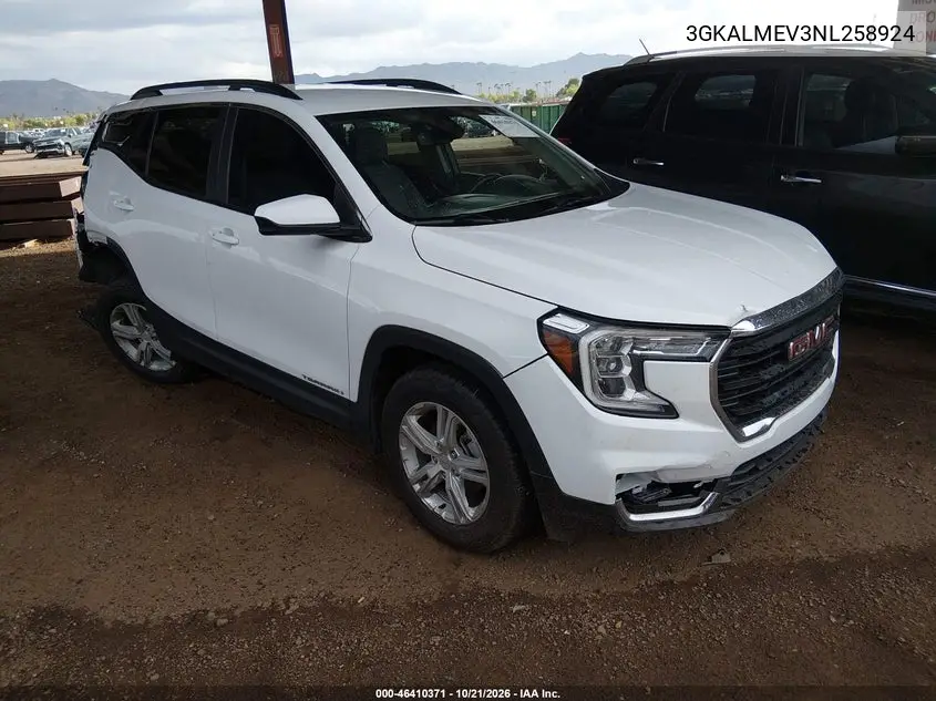 GMC TERRAIN 2022, VIN 3GKALMEV3NL258924