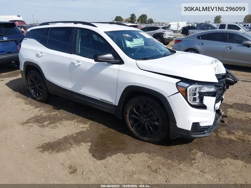 GMC TERRAIN 2022, VIN 3GKALMEV1NL296099