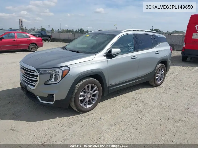 2023 GMC TERRAIN VIN 3GKALVEG3PL149650 — фото 2