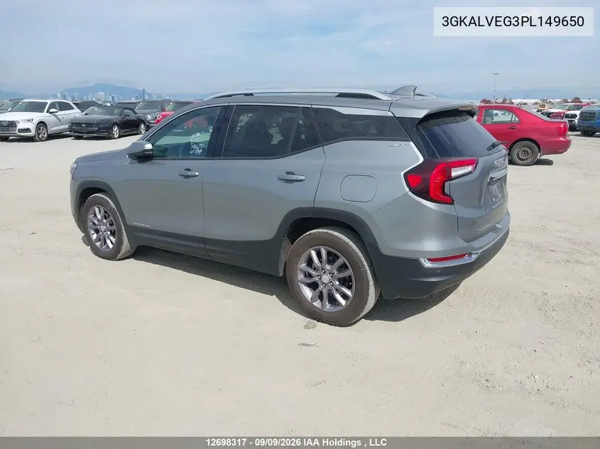 2023 GMC TERRAIN VIN 3GKALVEG3PL149650 — фото 3