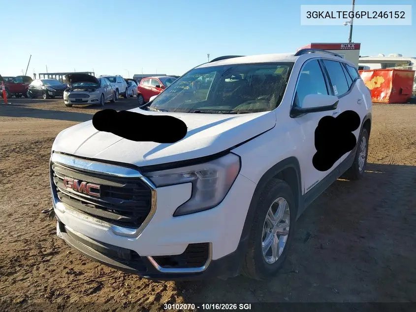 2023 GMC TERRAIN VIN 3GKALTEG6PL246152 — фото 2