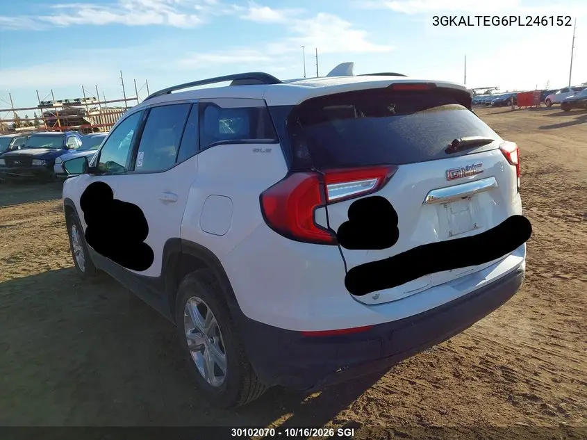 2023 GMC TERRAIN VIN 3GKALTEG6PL246152 — фото 3