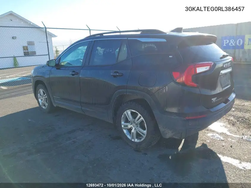 2024 GMC TERRAIN VIN 3GKALTEG0RL386457 — фото 3
