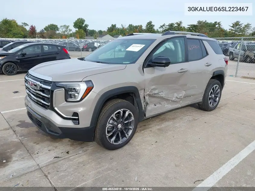 2025 GMC TERRAIN VIN 3GKALUEG6SL223467 — фото 2
