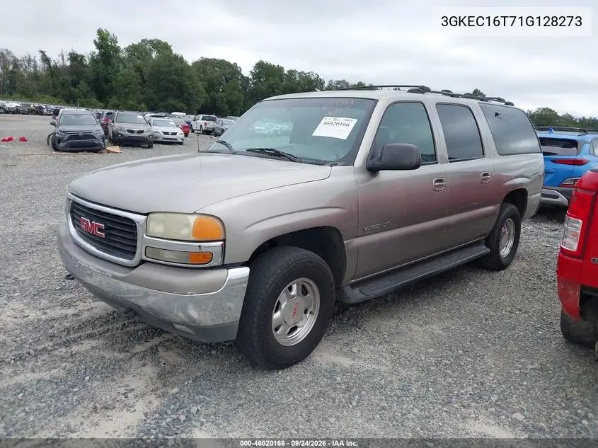 2001 GMC YUKON VIN 3GKEC16T71G128273 — фото 2