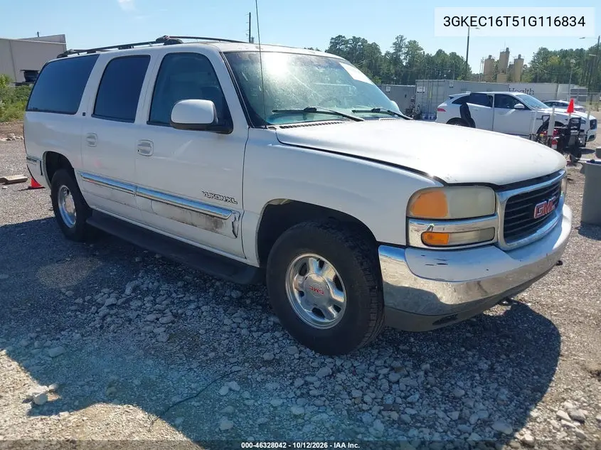 GMC YUKON 2001, VIN 3GKEC16T51G116834