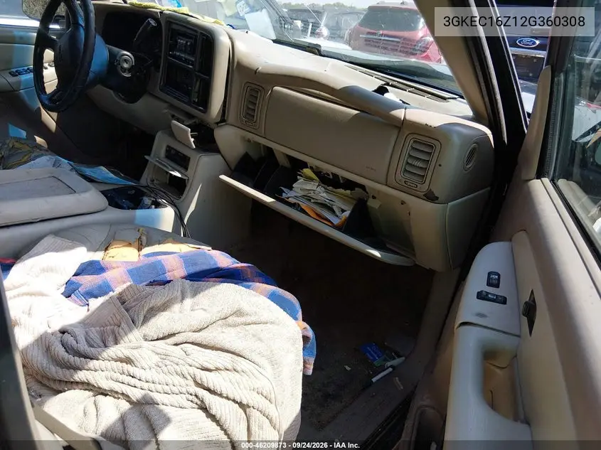 2002 GMC YUKON VIN 3GKEC16Z12G360308 — фото 5