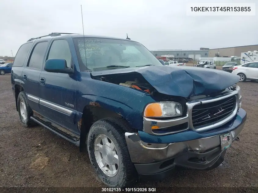 GMC YUKON 2005, VIN 1GKEK13T45R153855