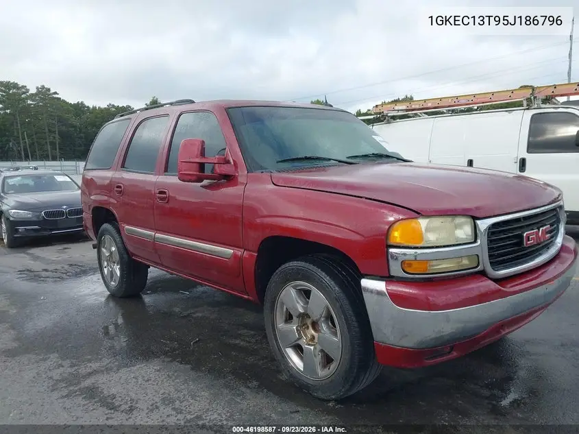 GMC YUKON 2005, VIN 1GKEC13T95J186796
