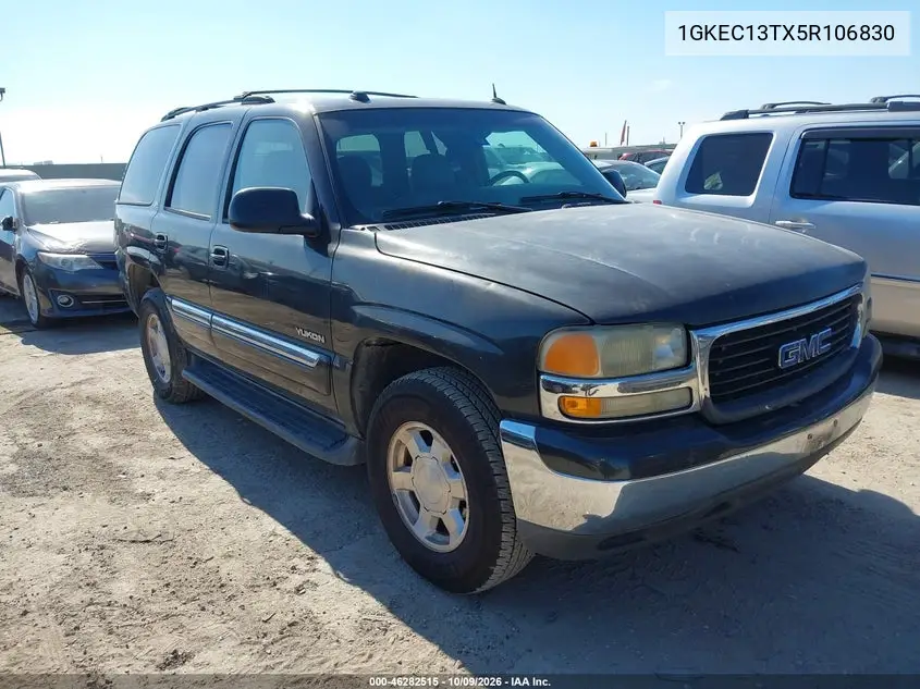 GMC YUKON 2005, VIN 1GKEC13TX5R106830