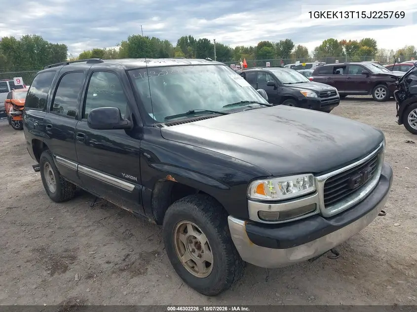 GMC YUKON 2005, VIN 1GKEK13T15J225769