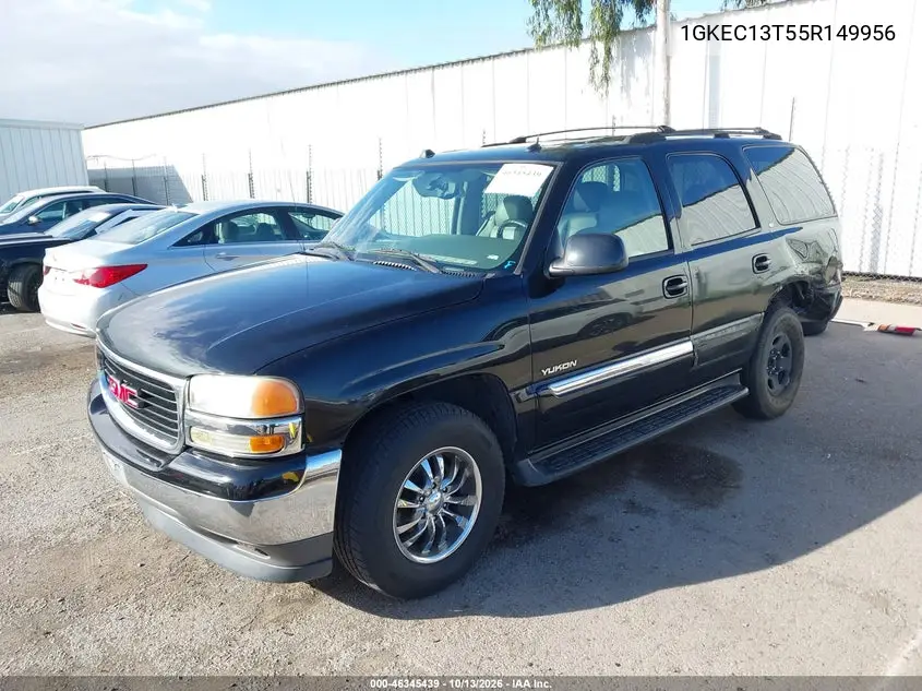 2005 GMC YUKON VIN 1GKEC13T55R149956 — фото 3