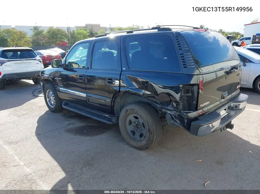 GMC YUKON 2005, VIN 1GKEC13T55R149956