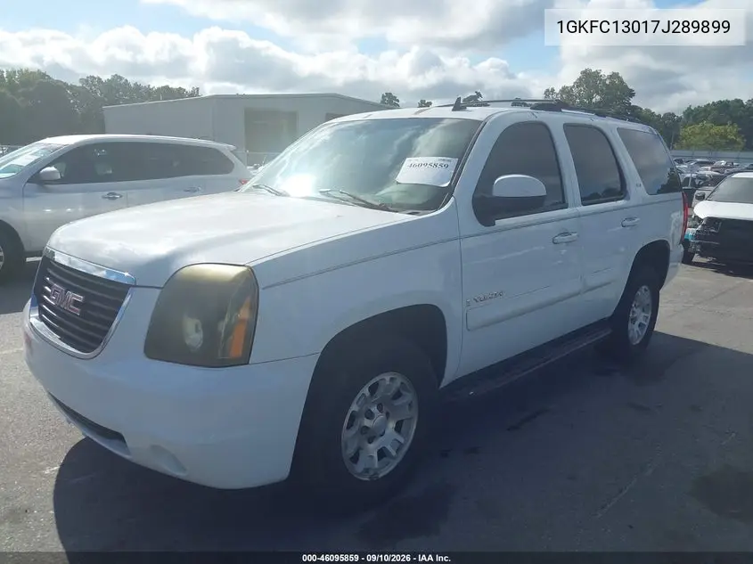 2007 GMC YUKON VIN 1GKFC13017J289899 — фото 2