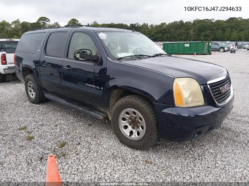 GMC YUKON 2007, VIN 1GKFC16J47J294633