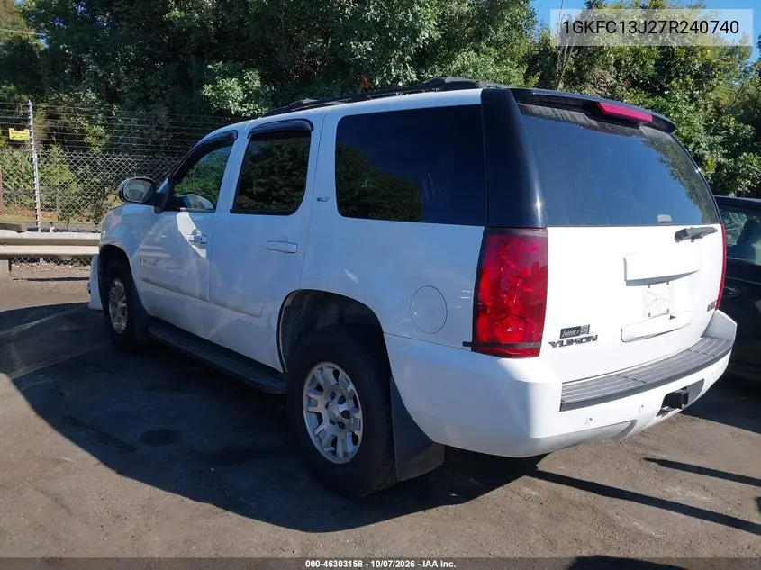2007 GMC YUKON VIN 1GKFC13J27R240740 — фото 3