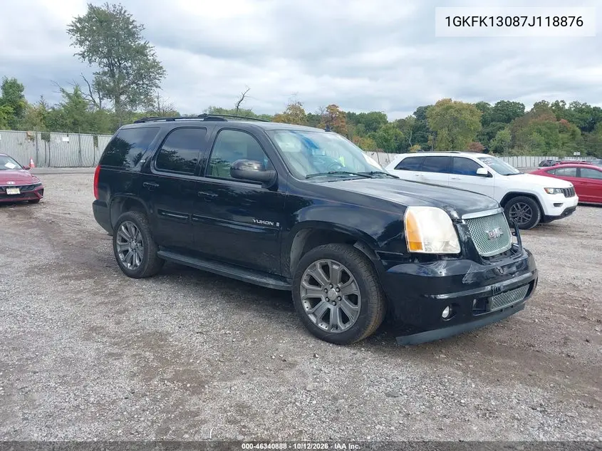 GMC YUKON 2007, VIN 1GKFK13087J118876