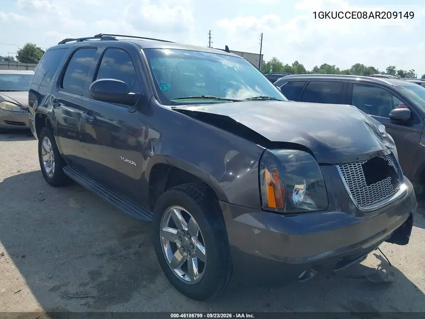 GMC YUKON 2010, VIN 1GKUCCE08AR209149