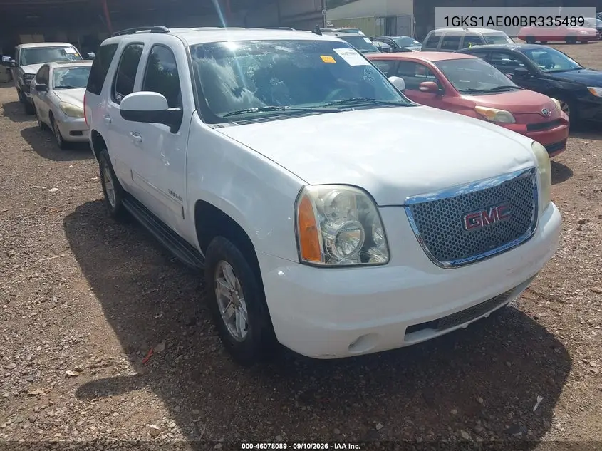 GMC YUKON 2011, VIN 1GKS1AE00BR335489