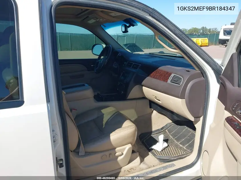 GMC YUKON 2011, VIN 1GKS2MEF9BR184347