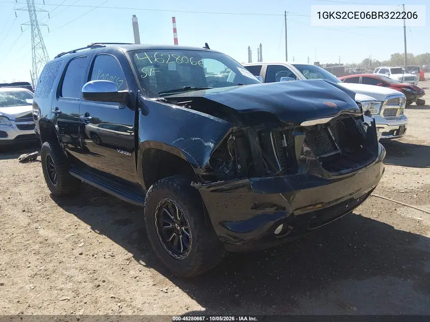 GMC YUKON 2011, VIN 1GKS2CE06BR322206