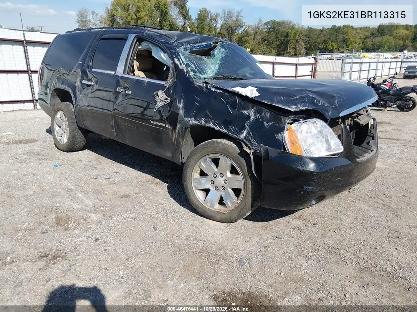 GMC YUKON 2011, VIN 1GKS2KE31BR113315