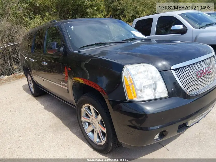 GMC YUKON 2012, VIN 1GKS2MEF7CR210493