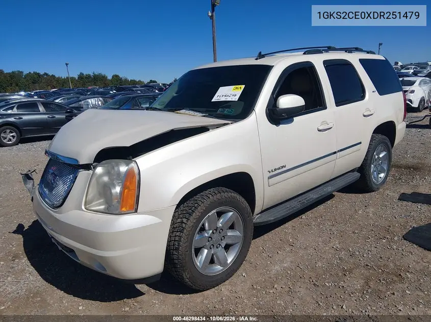 2013 GMC YUKON VIN 1GKS2CE0XDR251479 — фото 2