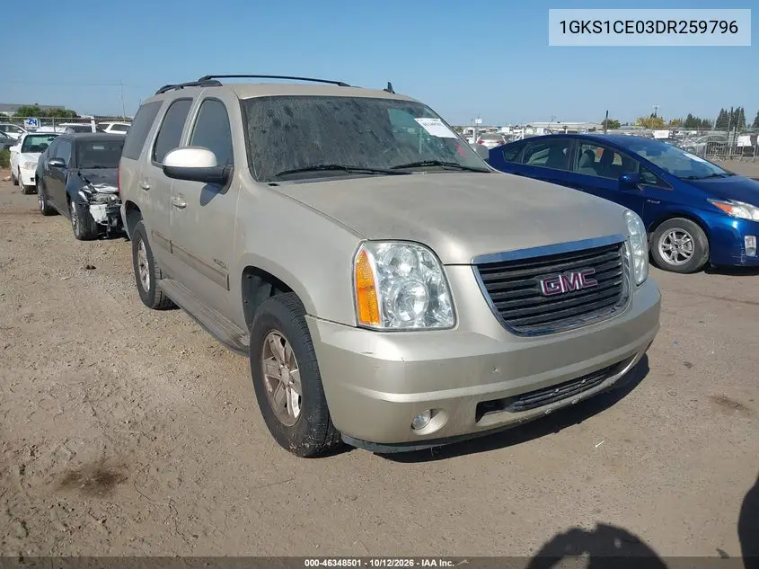 GMC YUKON 2013, VIN 1GKS1CE03DR259796