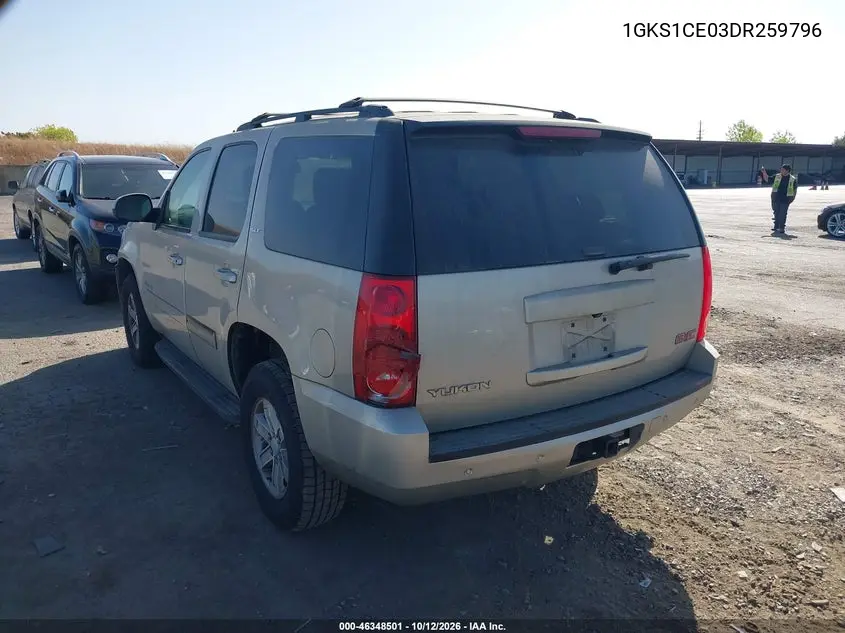 2013 GMC YUKON VIN 1GKS1CE03DR259796 — фото 3