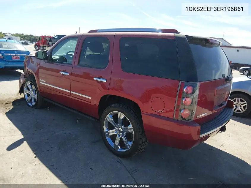 2014 GMC YUKON VIN 1GKS2EEF3ER196861 — фото 3