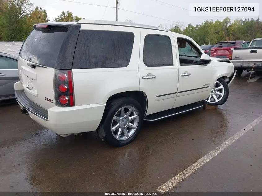 2014 GMC YUKON VIN 1GKS1EEF0ER127094 — фото 4