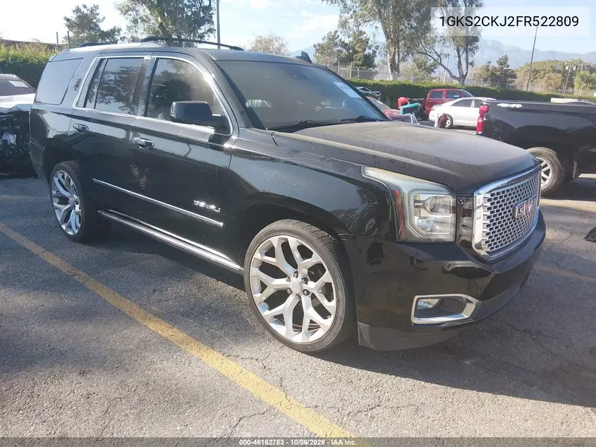 GMC YUKON 2015, VIN 1GKS2CKJ2FR522809