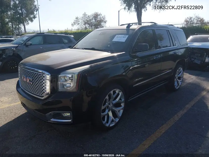 2015 GMC YUKON VIN 1GKS2CKJ2FR522809 — фото 2