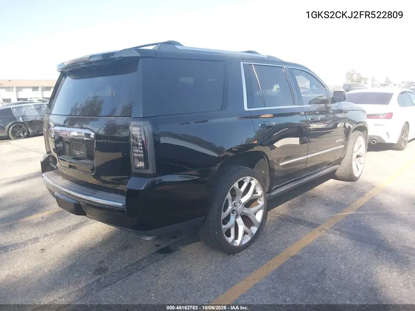 2015 GMC YUKON VIN 1GKS2CKJ2FR522809 — фото 4