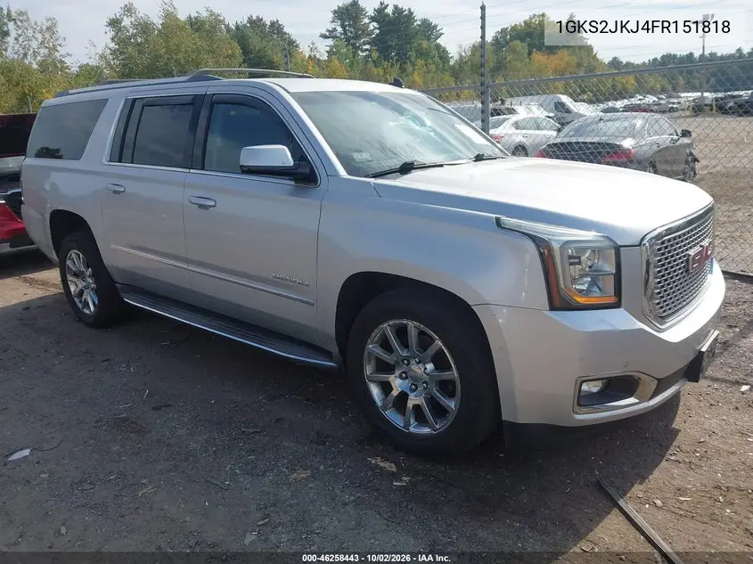 GMC YUKON 2015, VIN 1GKS2JKJ4FR151818