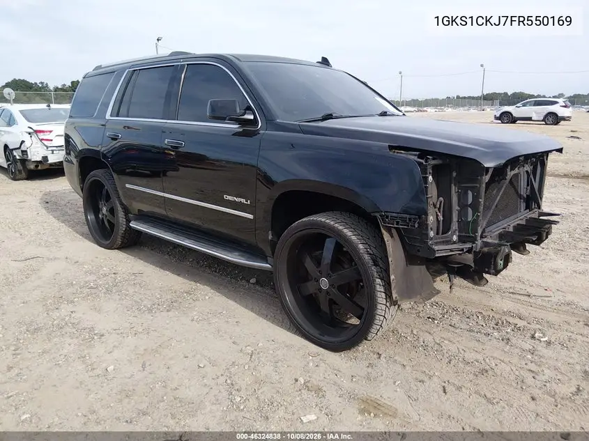 GMC YUKON 2015, VIN 1GKS1CKJ7FR550169