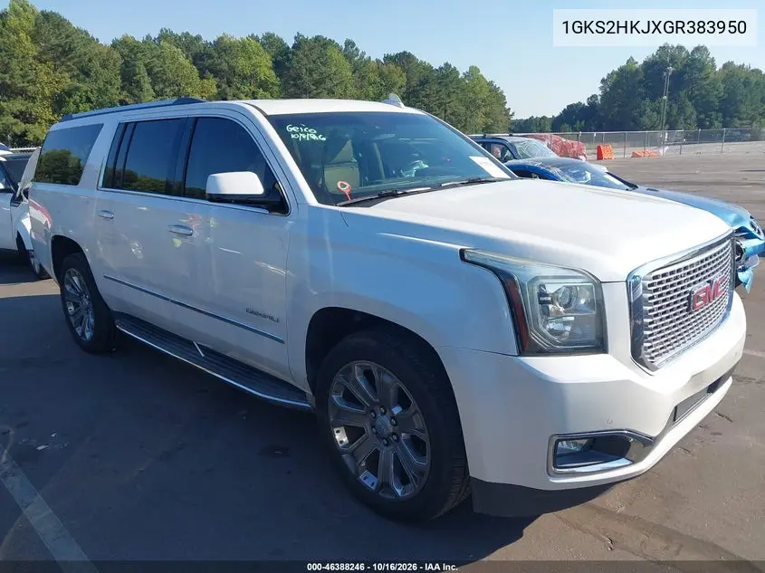 GMC YUKON 2016, VIN 1GKS2HKJXGR383950