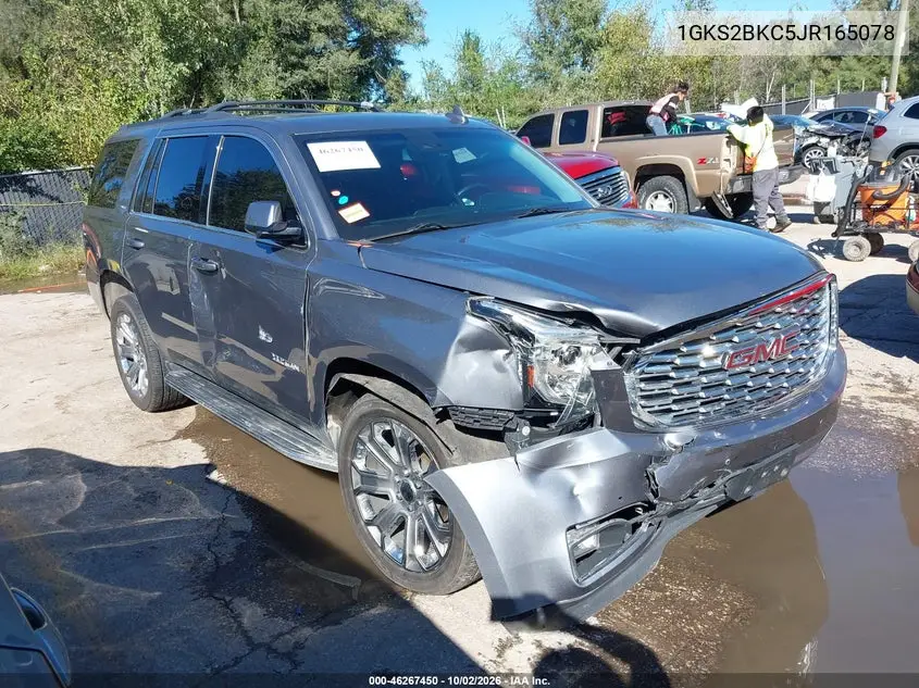 GMC YUKON 2018, VIN 1GKS2BKC5JR165078