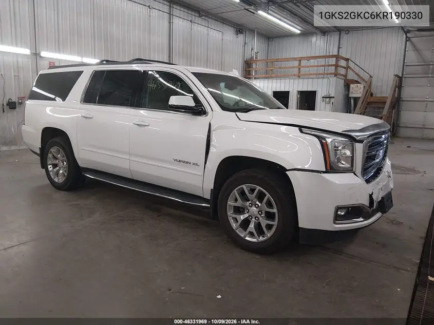 GMC YUKON 2019, VIN 1GKS2GKC6KR190330