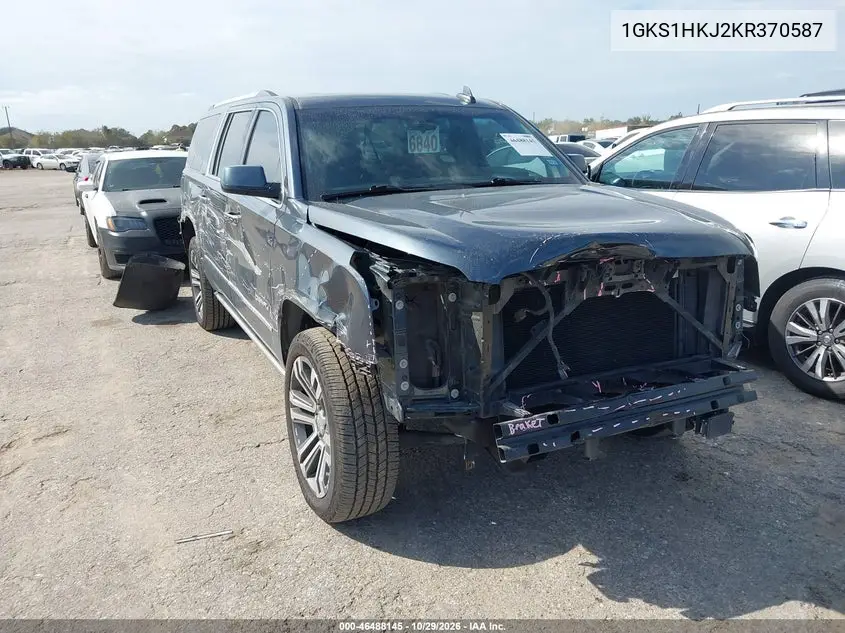 GMC YUKON 2019, VIN 1GKS1HKJ2KR370587
