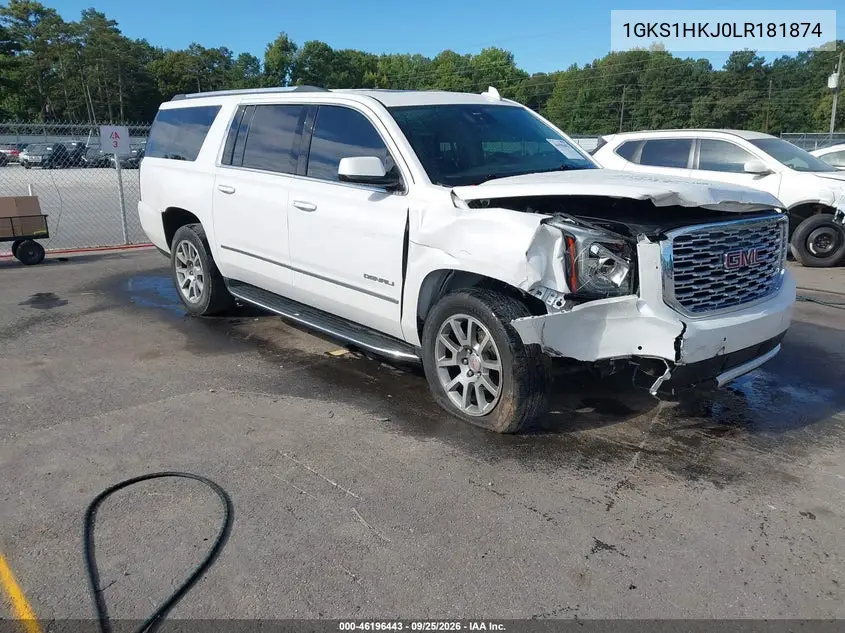 GMC YUKON 2020, VIN 1GKS1HKJ0LR181874