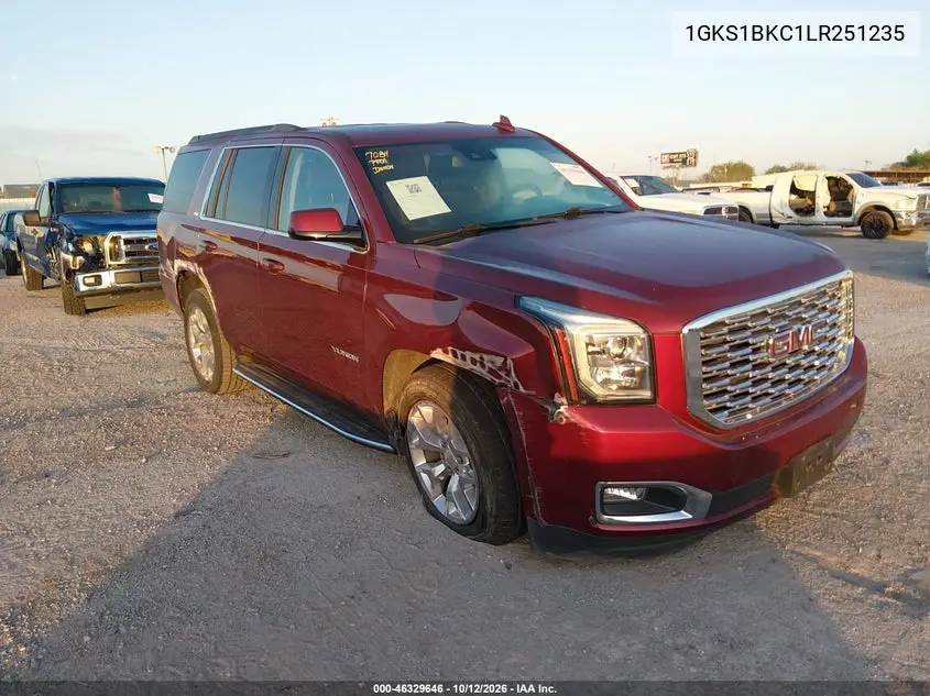 GMC YUKON 2020, VIN 1GKS1BKC1LR251235