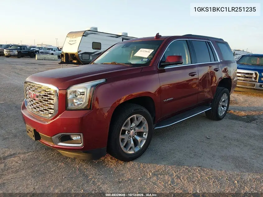 2020 GMC YUKON VIN 1GKS1BKC1LR251235 — фото 2