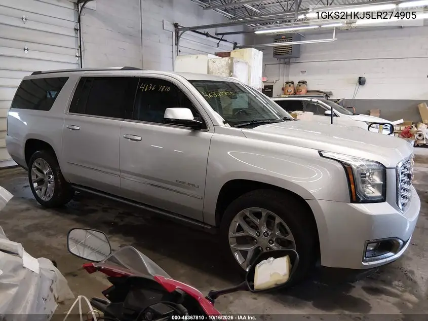 GMC YUKON 2020, VIN 1GKS2HKJ5LR274905