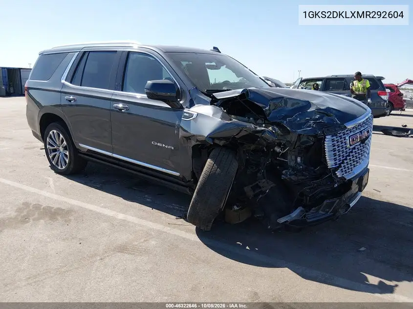 GMC YUKON 2021, VIN 1GKS2DKLXMR292604