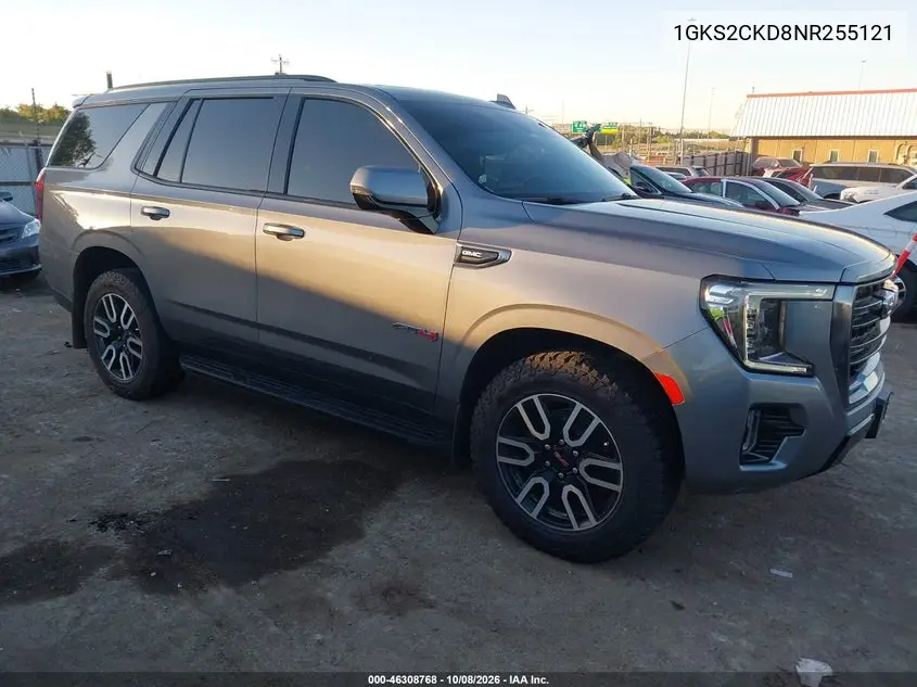 GMC YUKON 2022, VIN 1GKS2CKD8NR255121